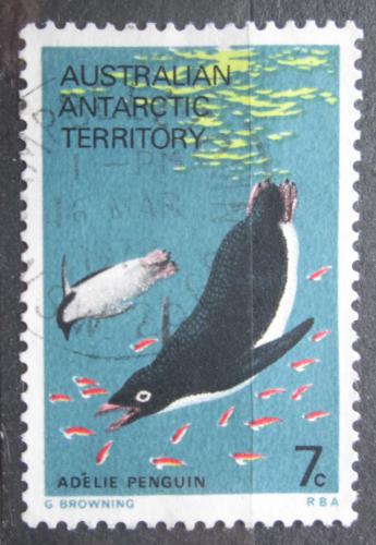 Poštová známka Australská Antarktída 1973 Tuèniak kroužkový Mi# 25