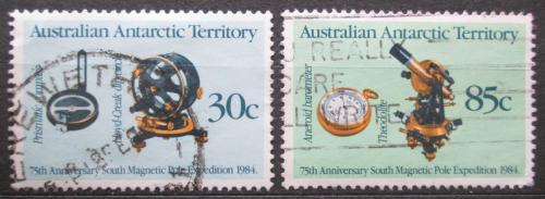 Poštové známky Australská Antarktída 1984 Námoøní mìøící pøístroje Mi# 61-62