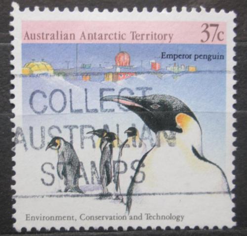 Poštová známka Australská Antarktída 1988 Tuèniak císaøský Mi# 80