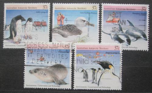 Poštové známky Australská Antarktída 1988 Polární fauna Mi# 79-83