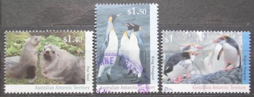 Poštové známky Australská Antarktída 1993 Polární fauna Mi# 95-97 Kat 6€