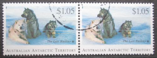 Poštové známky Australská Antarktída 1994 Tažní psi pár Mi# 101