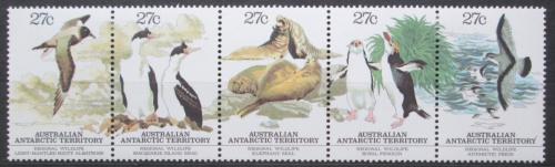 Poštové známky Australská Antarktída 1983 Místní fauna Mi# 55-59