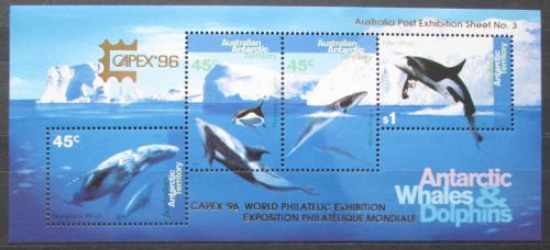 Poštové známky Australská Antarktída 1996 Velké ryby Mi# Block 1 II Kat 40€