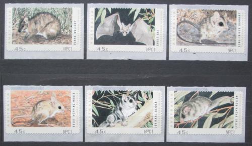Poštové známky Austrália 1992 Ohrožená fauna, samolepící Mi# 1279-84 Kat 12€