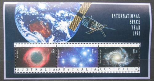Poštové známky Austrália 1992 Prieskum vesmíru Mi# Block 14