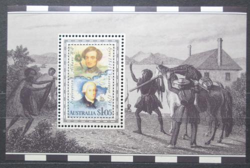 Poštová známka Austrália 1991 Prieskumníci Mi# Block 12