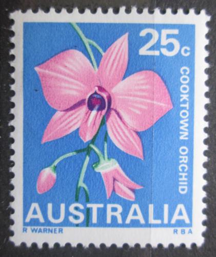 Poštová známka Austrália 1968 Cooktownská orchidej Mi# 402