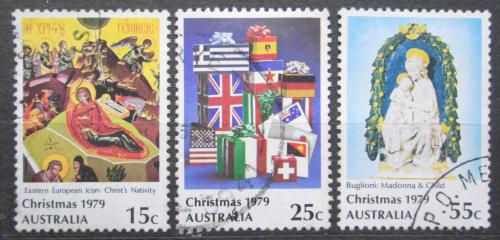 Potov znmky Austrlia 1979 Vianoce Mi# 696-98 - zvi obrzok