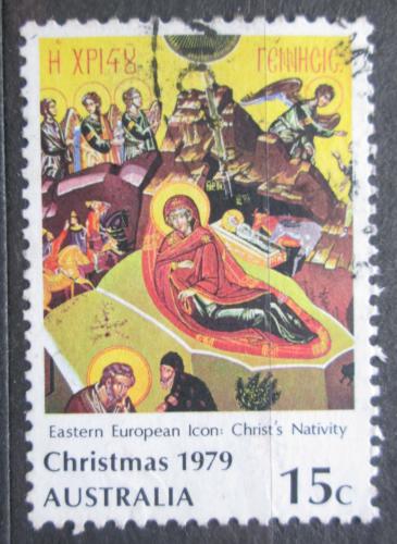 Potov znmka Austrlia 1979 Vianoce, narozen Krista Mi# 696 - zvi obrzok