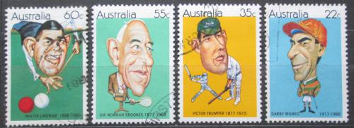 Poštové známky Austrália 1981 Športovci, karikatury Mi# 741-44