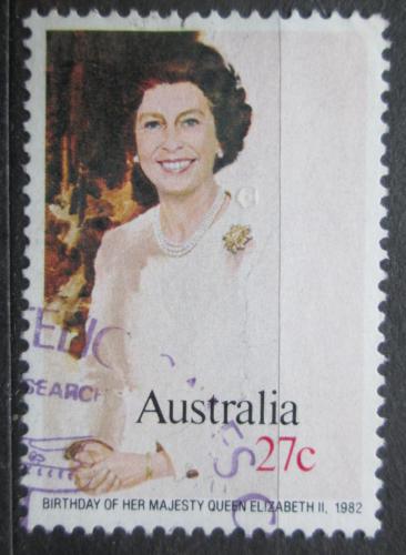 Poštová známka Austrália 1982 Krá¾ovna Alžbeta II. Mi# 788