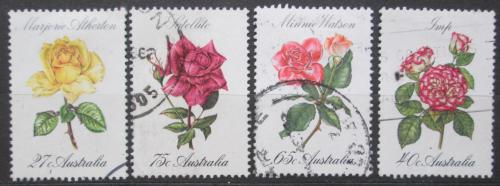 Poštové známky Austrália 1982 Rùže Mi# 789-92