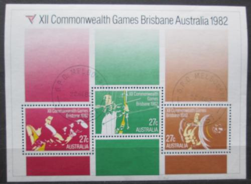Poštové známky Austrália 1982 Hry Commonwealthu Mi# Block 6