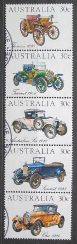 Poštové známky Austrália 1984 Klasické automobily Mi# 864-68