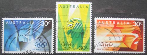 Poštové známky Austrália 1984 LOH Los Angeles Mi# 885-87