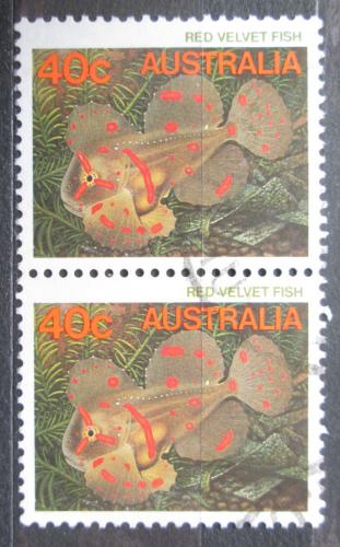 Poštové známky Austrália 1985 Aksamitník èervený pár Mi# 924