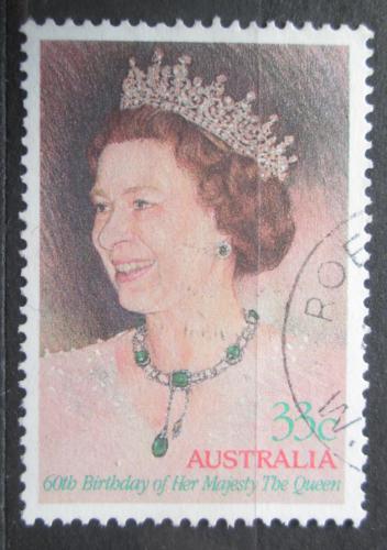 Poštová známka Austrália 1986 Krá¾ovna Alžbeta II. Mi# 967