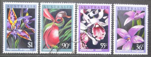Poštové známky Austrália 1986 Orchideje Mi# 997-1000