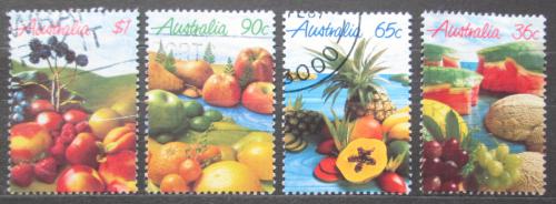 Poštové známky Austrália 1987 Ovocie Mi# 1019-22 Kat 5€