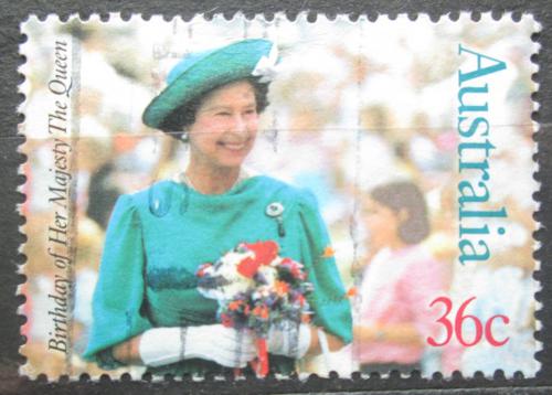 Poštová známka Austrália 1987 Krá¾ovna Alžbeta II. Mi# 1027