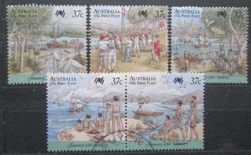 Poštové známky Austrália 1988 Kolonizace, 200. výroèie Mi# 1074-78