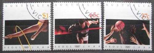 Poštové známky Austrália 1988 LOH Soul Mi# 1123-25