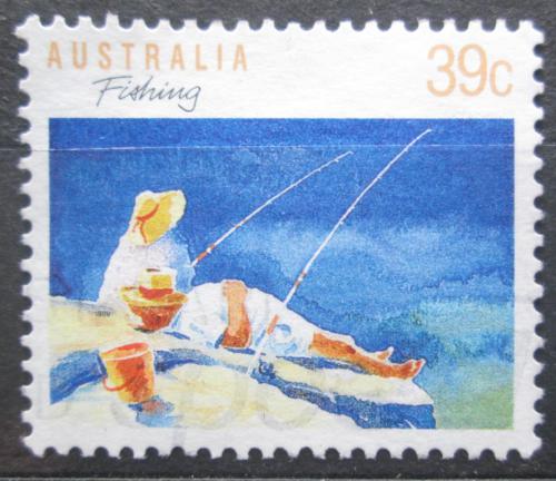 Poštová známka Austrália 1989 Rybolov Mi# 1142