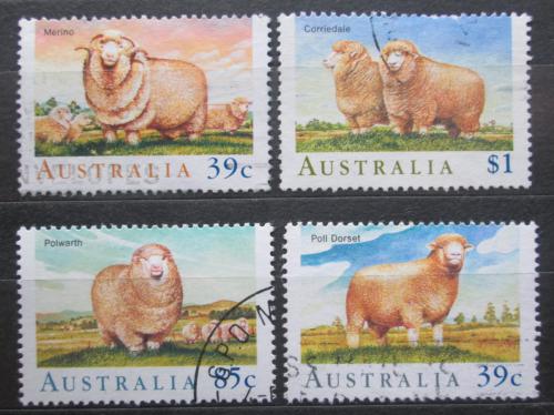 Poštové známky Austrália 1989 Ovce Mi# 1146-49