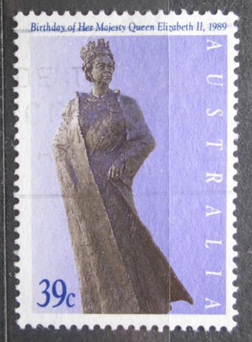 Poštová známka Austrália 1989 Socha krá¾ovné Alžbìty II., John Dowie Mi# 1151