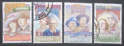 Poštové známky Austrália 1989 Herci Mi# 1157-60 Kat 5.50€