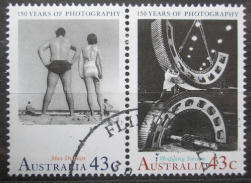 Poštové známky Austrália 1991 Fotografie, 150. výroèie Mi# 1249-50
