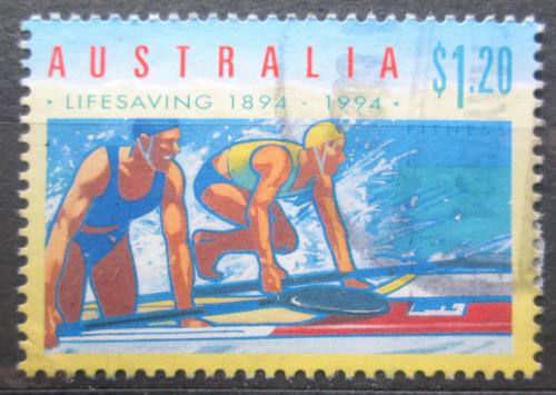 Poštová známka Austrália 1994 Záchranári Mi# 1388
