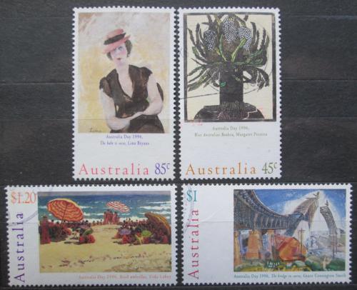 Poštové známky Austrália 1996 Umenie Mi# 1527-30 Kat 4.50€
