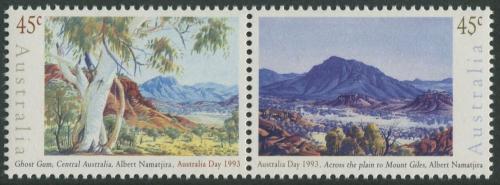 Poštové známky Austrália 1993 Umenie, Albert Namatjira Mi# 1329-30