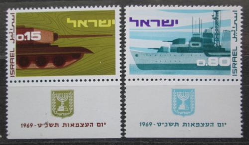 Poštovní známky Izrael 1969 Den armády Mi# 437-38