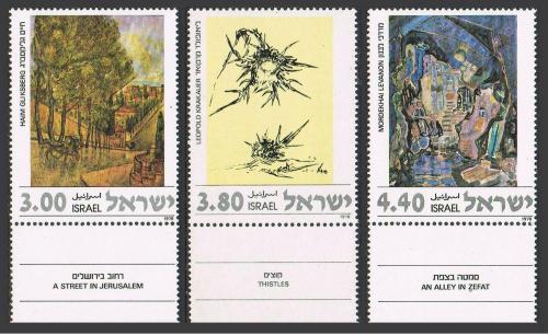 Poštové známky Izrael 1978 Umenie Mi# 733-35