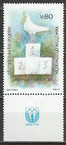 Poštová známka Izrael 1984 LOH Los Angeles Mi# 968