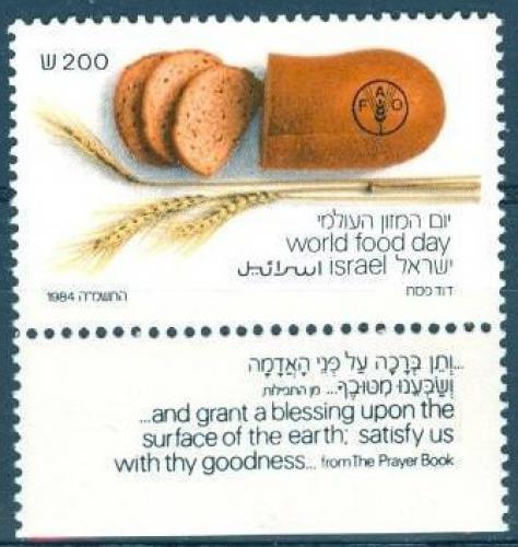 Poštová známka Izrael 1984 Chléb Mi# 977