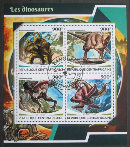 Poštové známky SAR 2017 Dinosaury Mi# 7335-38 Kat 16€