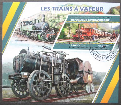 Poštová známka SAR 2017 Staré parní lokomotívy Mi# Block 1611 Kat 16€