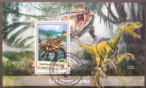 Poštová známka Togo 2017 Dinosaury Mi# Block 1401 Kat 14€