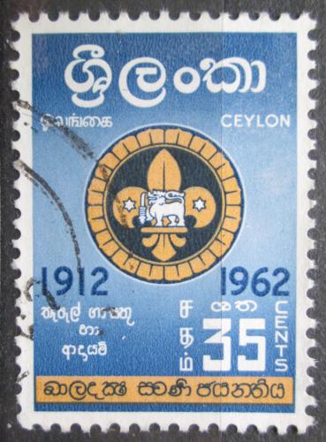 Poštová známka Cejlon 1962 Skauting Mi# 317