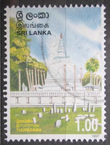 Potov znmka Sr Lanka 1997 Chrm Thuparamaya Dagaba Mi# 1136