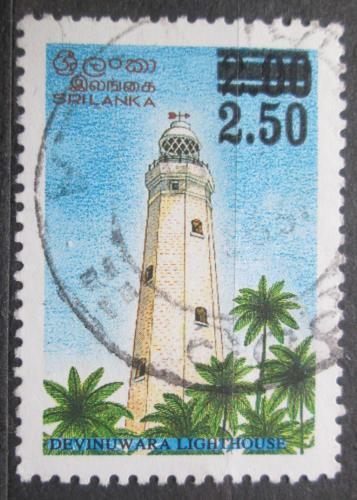 Poštová známka Srí Lanka 1999 Maják Devinuwara pretlaè Mi# 1225