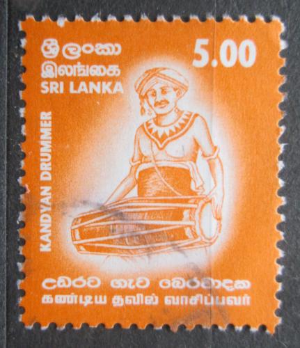 Poštová známka Srí Lanka 2001 Bubeník Mi# 1314