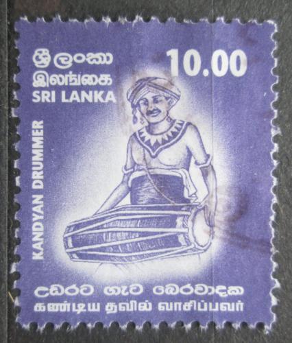 Poštová známka Srí Lanka 2001 Bubeník Mi# 1315