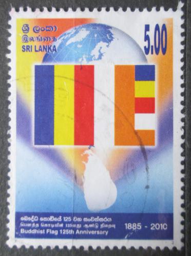 Poštová známka Srí Lanka 2010 Vlajka budhismu Mi# 1779
