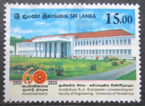 Poštová známka Srí Lanka 2010 Univerzita v Peradeniya Mi# 1804