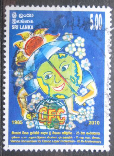 Poštová známka Srí Lanka 2010 Ochrana ozónové vrstvy Mi# 1805
